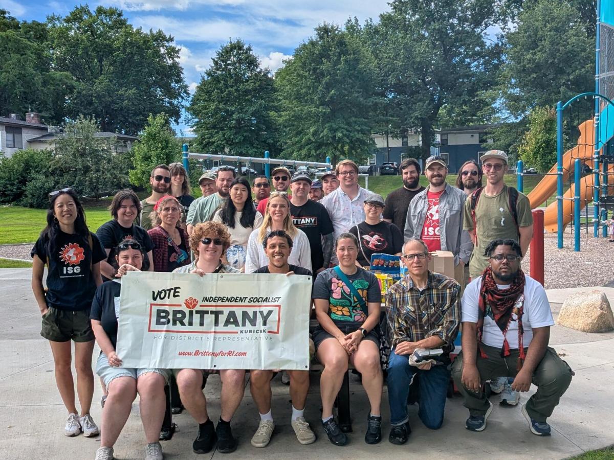 ISG In Action: Brittany Kubicek Independent Socialist Campaign for RI State&nbsp;Rep